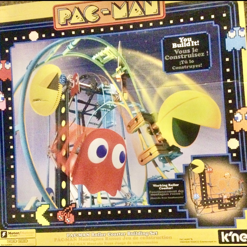 K'NEX PAC-Man-Roller Coaster Building Set –